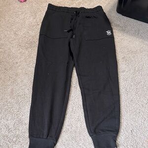Victoria Secret Black On Point Joggers Medium